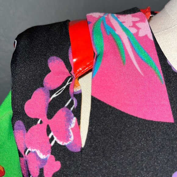 VERSACE for H&M Limited Edition Silk Japanese Origami Design Mini Dress NWOT - 8 - Picture 9 of 15